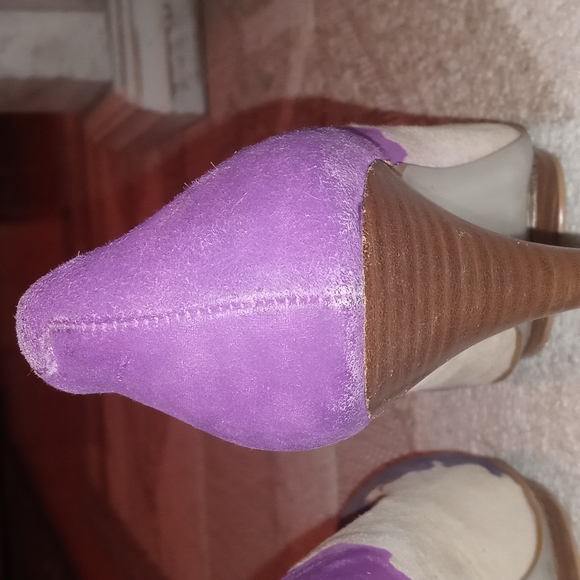 Purple Tie-Dye Heels size 7 - Picture 4 of 6